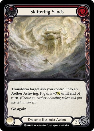 Skittering Sands Red (UPR) #UPR036 Common (Lightly Played) Uprising Flesh and Blood TCG: 2022