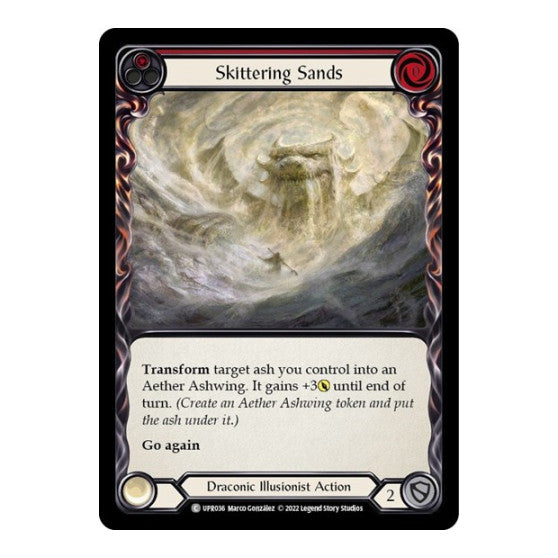 Skittering Sands (Red) (UPR) #UPR036 Common (Lightly Played) Uprising Flesh and Blood TCG: 2022