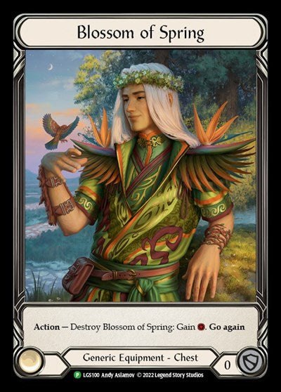 Blossom of Spring - LGS100 (PR) #LGS100 Promo (Cold Foil Near Mint) Flesh and Blood: Promo Cards Flesh and Blood TCG: 2019