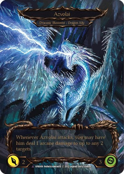 Invoke Azvolai Azvolai Marvel (UPR) #UPR009 Marvel (Cold Foil Near Mint) Uprising Flesh & Blood TCG: 2022