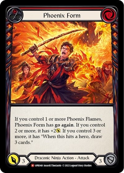 Phoenix Form (UPR) #UPR048 Majestic (Lightly Played) Uprising Flesh and Blood TCG: 2022