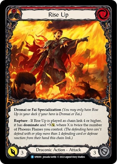 Rise Up (UPR) #UPR091 Rare Uprising Flesh and Blood TCG: 2022