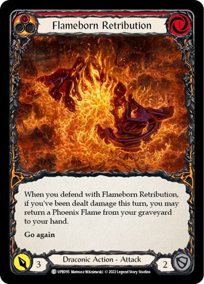 Flameborn Retribution (UPR) #UPR095 Common (Lightly Played) Uprising Flesh and Blood TCG: 2022