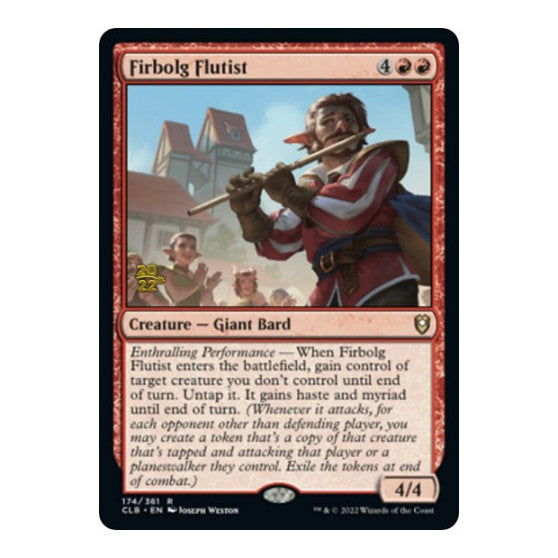 Firbolg Flutist (PRE) #174 Rare (Foil Lightly Played) Prerelease Cards Magic: The Gathering: 2026