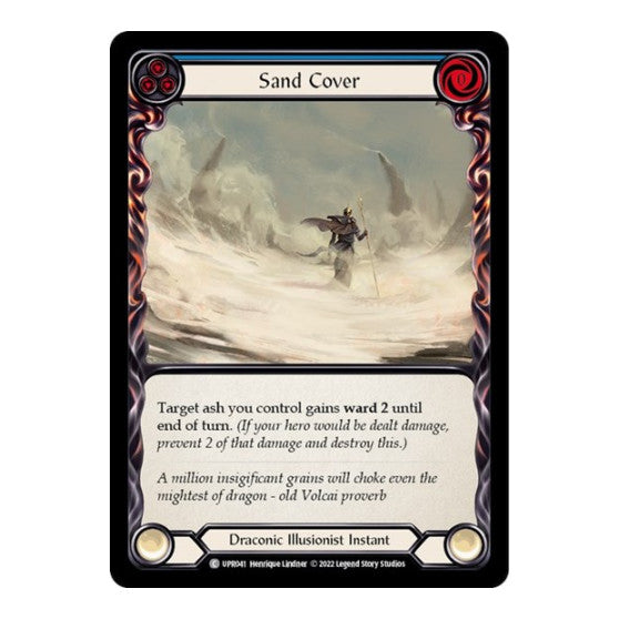 Sand Cover (Blue) (UPR) #UPR041 Common (Lightly Played) Uprising Flesh and Blood TCG: 2022
