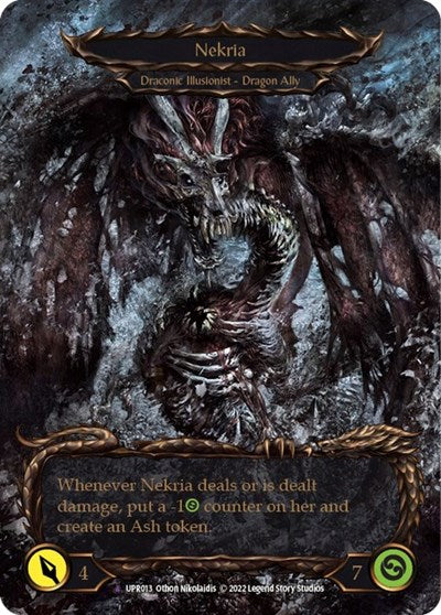 Invoke Nekria Nekria Marvel (UPR) #UPR013 Marvel (Cold Foil Near Mint) Uprising Flesh and Blood TCG: 2022