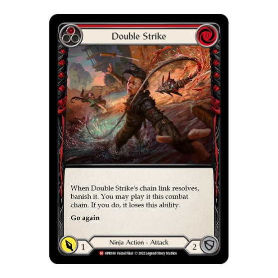 Double Strike (UPR) #UPR160 Majestic (Rainbow Foil Near Mint) Uprising Flesh and Blood TCG: 2022
