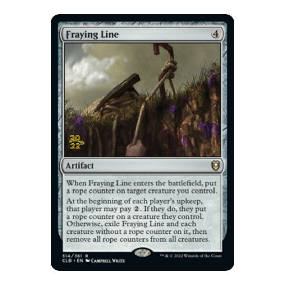 Fraying Line (PRE) #314 Rare (Foil Lightly Played) Prerelease Cards Magic: The Gathering: 2026