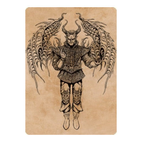 Raphael, Fiendish Savior Art Card (75/81) (ASCLB) #75 Special (Lightly Played) Art Series: Commander Legends: Battle for Baldur's Gate Magic: The Gathering: 2022