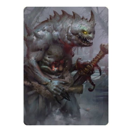 Gray Slaad Art Card (ASCLB) #15 Special (Lightly Played) Art Series: Commander Legends: Battle for Baldur's Gate Magic: The Gathering: 2022