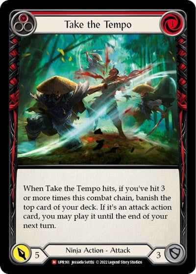 Take the Tempo (UPR) #UPR161 Majestic (Near Mint) Uprising Flesh and Blood TCG: 2022