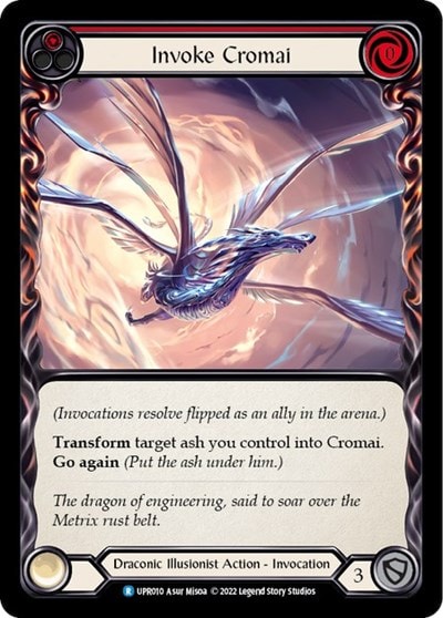 Invoke Cromai Cromai (UPR) #UPR010 Rare (Lightly Played) Uprising Flesh and Blood TCG: 2022