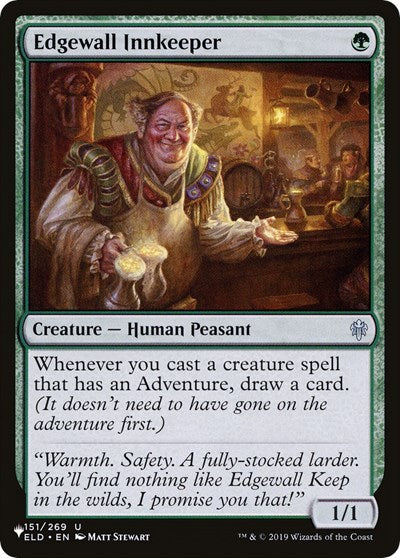 Edgewall Innkeeper (LIST) #ELD-151 Uncommon (Lightly Played) The List Reprints Magic: The Gathering: 2026
