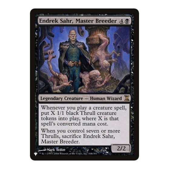 Endrek Sahr, Master Breeder (LIST) #106/301 Rare (Lightly Played) The List Reprints Magic: The Gathering: 2026