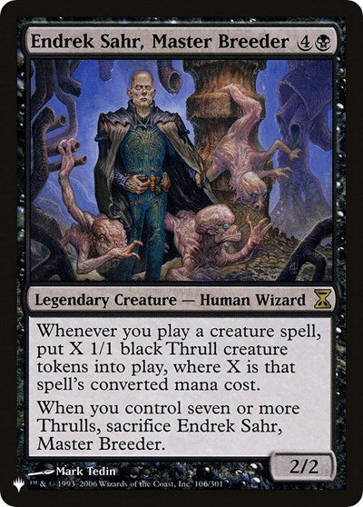 Endrek Sahr, Master Breeder (LIST) #TSP-106 Rare (Lightly Played) The List Reprints Magic: The Gathering: 2026