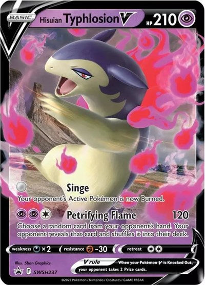 Hisuian Typhlosion V SWSH237 (SWSD) #SWSH237 Promo (Holofoil Near Mint) SWSH: Sword & Shield Promo Cards Pokemon: 2019