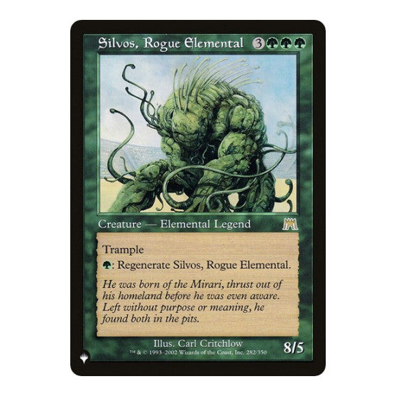Silvos, Rogue Elemental (LIST) #282/350 Rare (Lightly Played) The List Reprints Magic: The Gathering: 2026