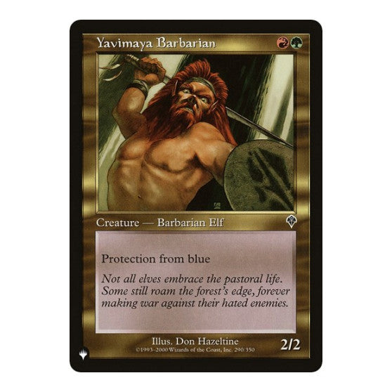 Yavimaya Barbarian (LIST) #290/350 Common (Lightly Played) The List Reprints Magic: The Gathering: 2026