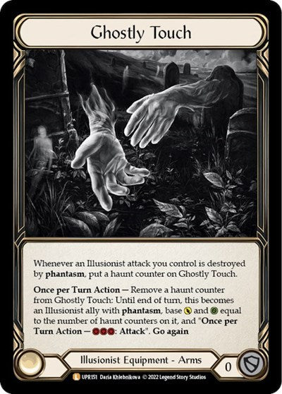 Ghostly Touch (UPR) #UPR151 Legendary (Rainbow Foil Near Mint) Uprising Flesh & Blood TCG: 2022
