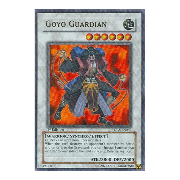 Goyo Guardian (TDGS) #TDGS-EN042 Ultra Rare (1st Edition Damaged) The Duelist Genesis YuGiOh: 2008