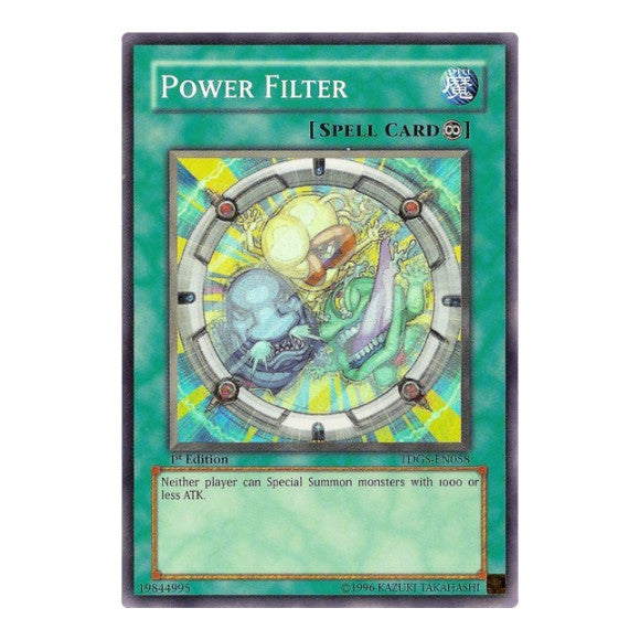 Power Filter (TDGS) #TDGS-EN058 Super Rare (1st Edition Damaged) The Duelist Genesis YuGiOh: 2008