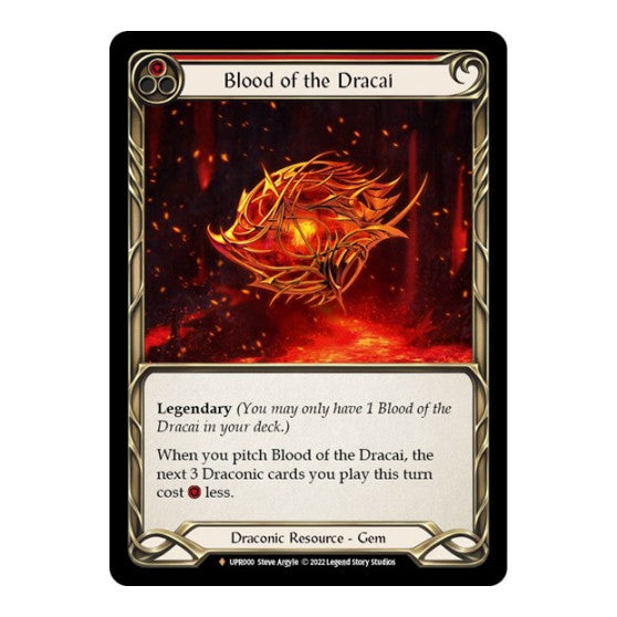 Blood of the Dracai (UPR) #UPR000 Fabled (Rainbow Foil Near Mint) Uprising Flesh and Blood TCG: 2022
