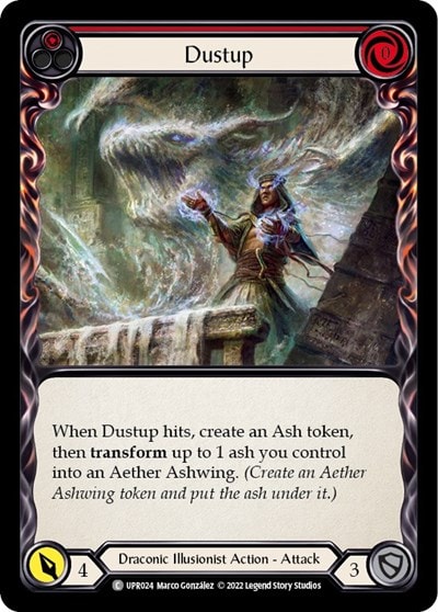 Dustup Red (UPR) #UPR024 Common (Lightly Played) Uprising Flesh and Blood TCG: 2022
