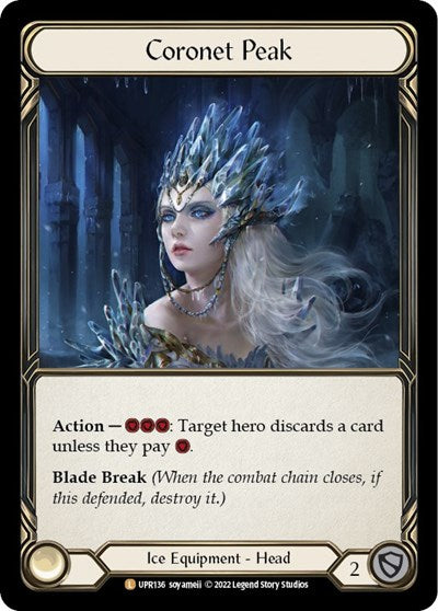 Coronet Peak (UPR) #UPR136 Legendary (Rainbow Foil Near Mint) Uprising Flesh & Blood TCG: 2022