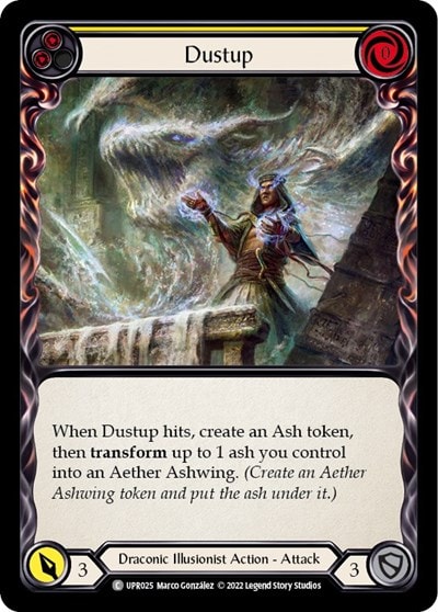 Dustup Yellow (UPR) #UPR025 Common (Lightly Played) Uprising Flesh and Blood TCG: 2022