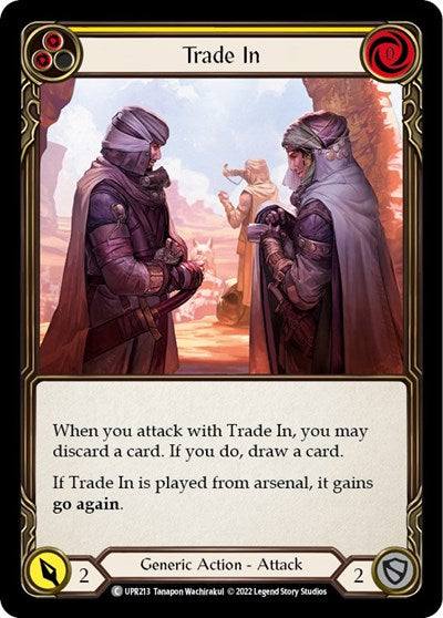 Trade In Yellow (UPR) #UPR213 Common (Lightly Played) Uprising Flesh and Blood TCG: 2022