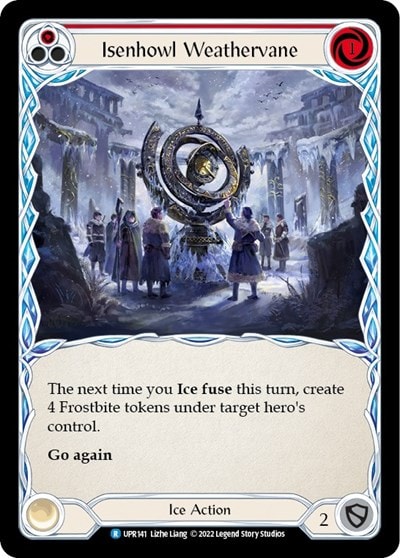 Isenhowl Weathervane Red (UPR) #UPR141 Rare (Lightly Played) Uprising Flesh and Blood TCG: 2022