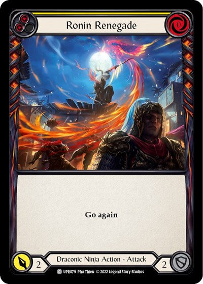 Ronin Renegade Yellow (UPR) #UPR079 Common (Lightly Played) Uprising Flesh and Blood TCG: 2022