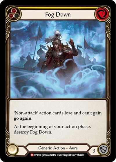 Fog Down (UPR) #UPR190 Majestic (Lightly Played) Uprising Flesh and Blood TCG: 2022