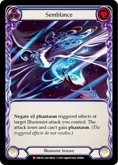 Semblance (UPR) #UPR154 Majestic (Lightly Played) Uprising Flesh and Blood TCG: 2022