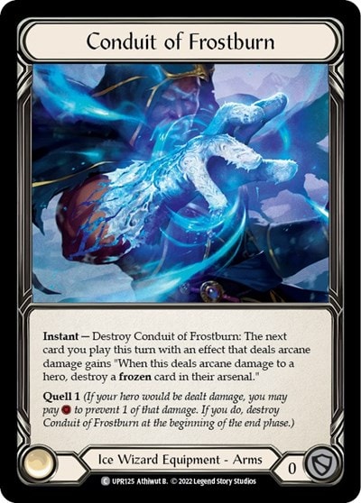 Conduit of Frostburn (UPR) #UPR125 Common (Cold Foil Near Mint) Uprising Flesh and Blood TCG: 2022