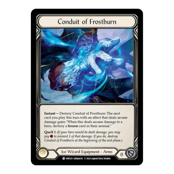 Conduit of Frostburn (UPR) #UPR125 Common (Cold Foil Near Mint) Uprising Flesh and Blood TCG: 2022