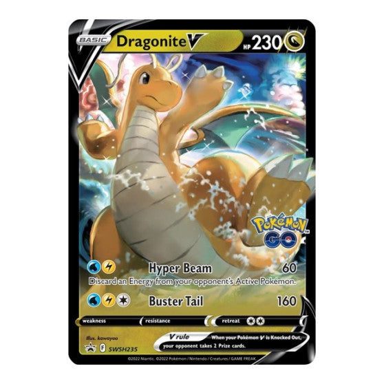 Dragonite V SWSH235 (SWSD) #SWSH235 Promo (Holofoil Near Mint) SWSH: Sword & Shield Promo Cards Pokemon: 2019