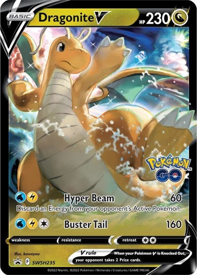 Dragonite V SWSH235 (SWSD) #SWSH235 Promo (Holofoil Near Mint) SWSH: Sword & Shield Promo Cards Pokemon: 2019