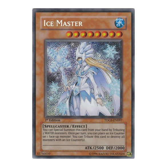 Ice Master (TDGS) #TDGS-EN097 Secret Rare (Unlimited Moderately Played) The Duelist Genesis YuGiOh: 2008