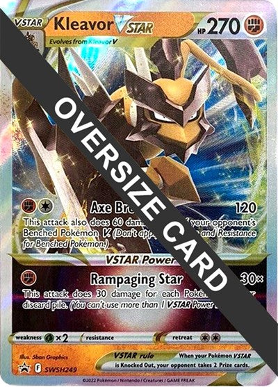 Kleavor VSTAR SWSH249 (PR) #SWSH249 Promo (Holofoil Near Mint) Jumbo Cards Pokemon: 2015