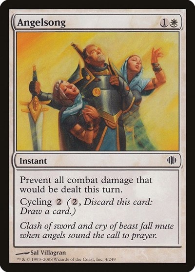 Angelsong (ALA) #4 Common Shards of Alara Magic: The Gathering: 2008