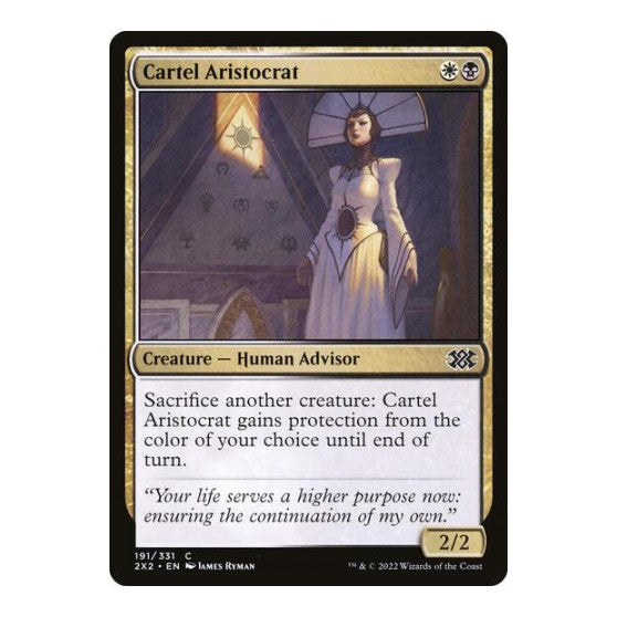 Cartel Aristocrat (2X2) #191 Common (Lightly Played) Double Masters 2022 Magic: The Gathering: 2022