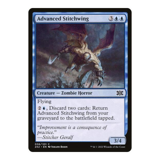 Advanced Stitchwing (2X2) #36 Common (Lightly Played) Double Masters 2022 Magic: The Gathering: 2022