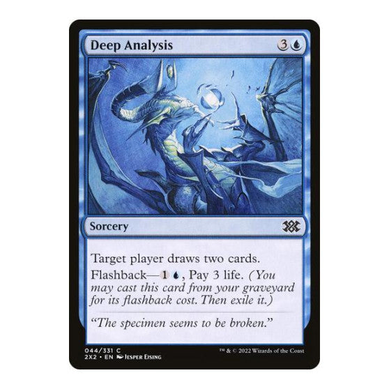 Deep Analysis (2X2) #44 Common Double Masters 2022 Magic: The Gathering: 2022
