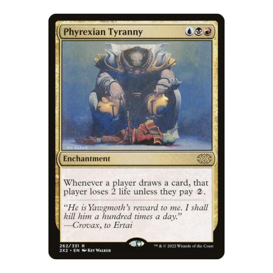 Phyrexian Tyranny (2X2) #262 Rare (Near Mint) Double Masters 2022 Magic: The Gathering: 2022