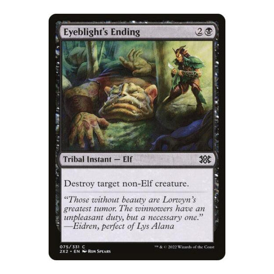 Eyeblights Ending (2X2) #75 Common (Lightly Played) Double Masters 2022 Magic: The Gathering: 2022