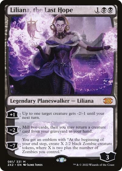 Liliana the Last Hope (2X2) #81 Mythic Rare (Lightly Played) Double Masters 2022 Magic: The Gathering: 2022