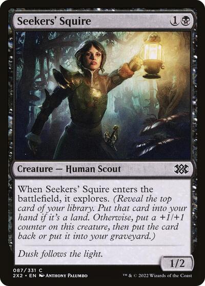 Seekers Squire (2X2) #87 Common (Foil Lightly Played) Double Masters 2022 Magic: The Gathering: 2022