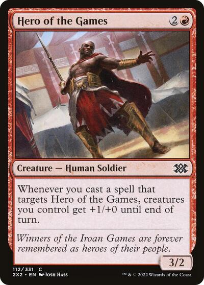 Hero of the Games (2X2) #112 Common (Lightly Played) Double Masters 2022 Magic: The Gathering: 2022