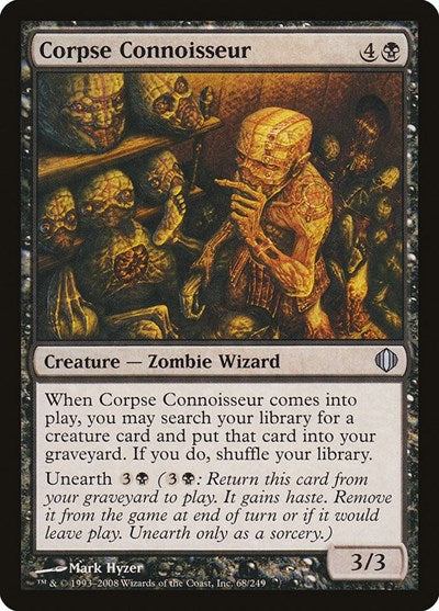 Corpse Connoisseur (ALA) #68 Uncommon (Moderately Played) Shards of Alara Magic: The Gathering: 2008